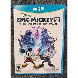Wii U Disney Epic Mickey 2 The Power of Two Nintendo Wii U CIB Complete Tested